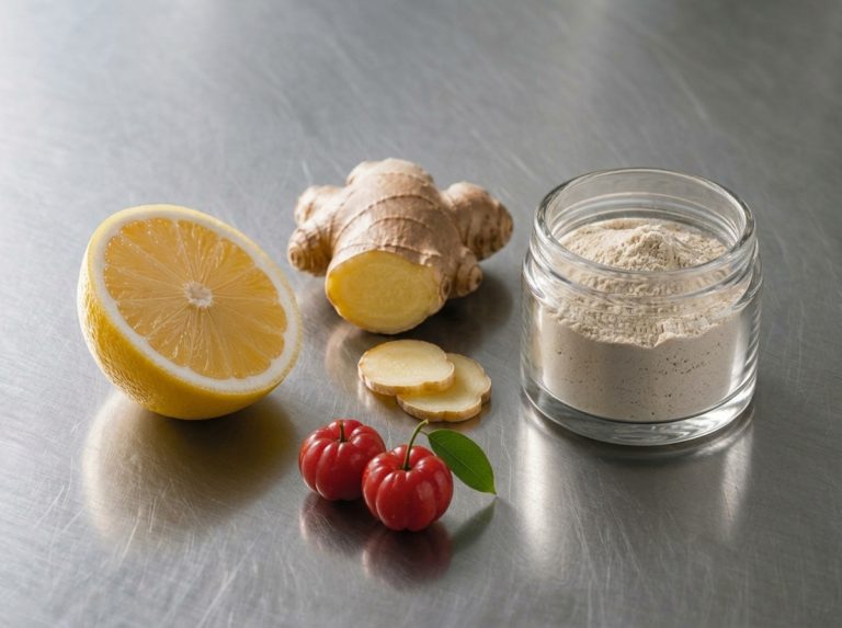 Immunity support food supplements with vitamin C, zinc, botanical extracts and functional ingredients for private label brands.