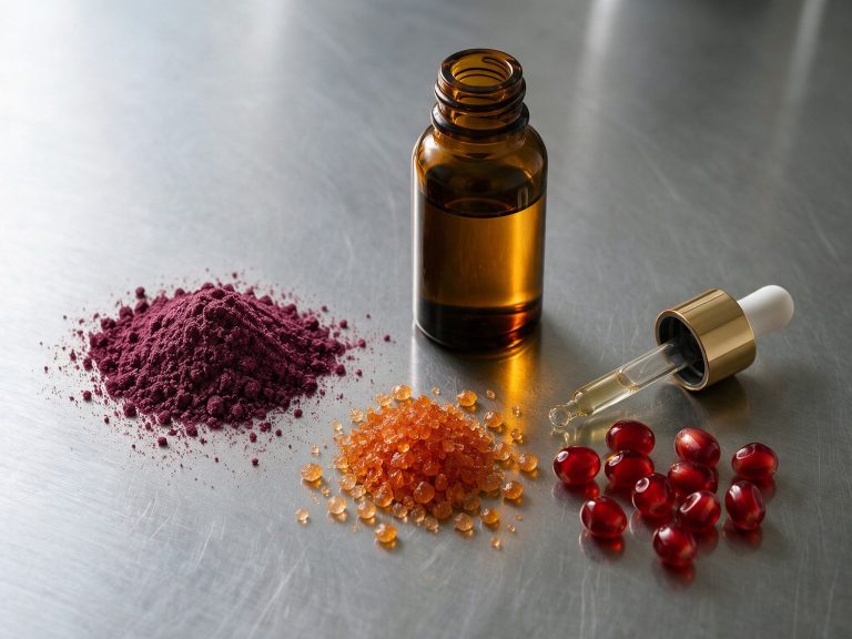 Longevity and healthy ageing food supplements with CoQ10, glutathione, resveratrol, quercetin and antioxidant ingredients.