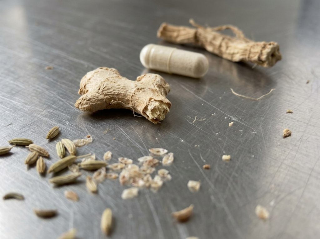 Ginger, fennel and botanical ingredients used in gut and digestive health supplement formulations – Noviatic.