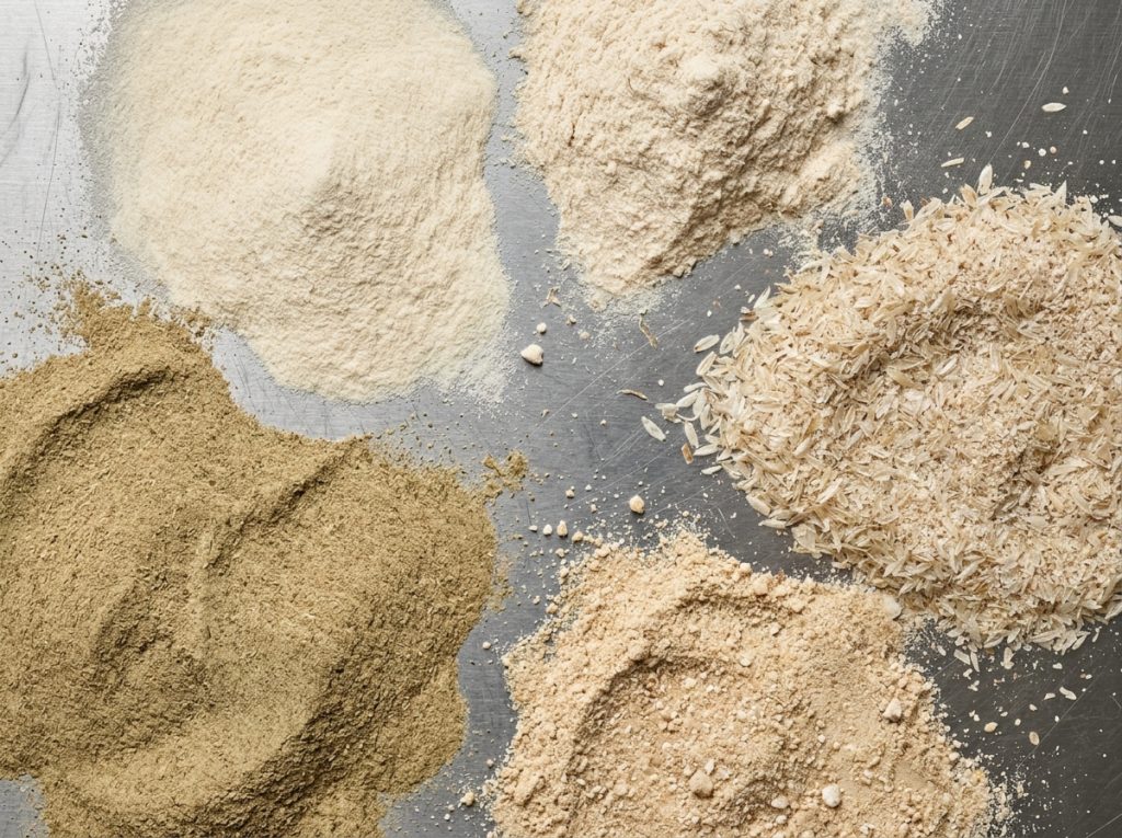 Psyllium husk, fibre and prebiotic powders used in gut and digestive health supplement formulations – Noviatic.