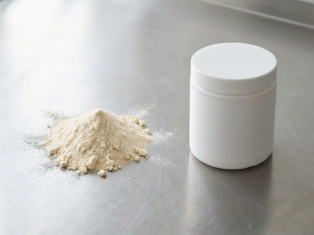 Marine collagen peptide powder with supplement packaging for private label formulation – Noviatic.