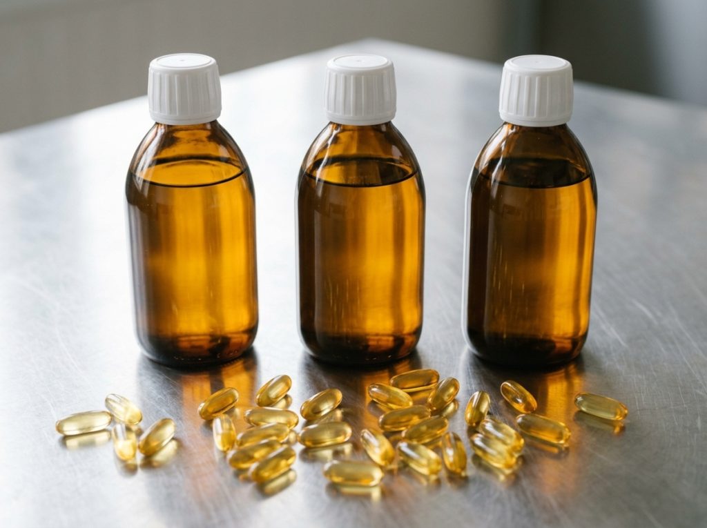 Omega-3 fish oil, cod liver oil and algal oil in liquid and softgel formats – Noviatic.