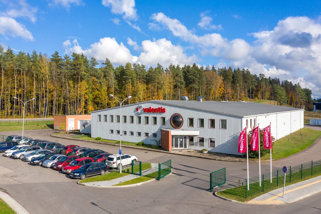 Noviatic supplement manufacturing facility in Lithuania with 13,000 m² of certified production space.