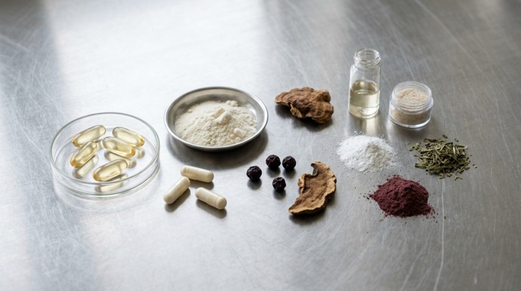 Supplement ingredients and product formats across specialty, ingredient and health benefit categories – Noviatic.